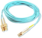 מגשר דופלקס 10מ-SC/LC-M/M/50µ/OM3